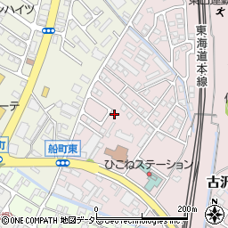 滋賀県彦根市古沢町683-9周辺の地図