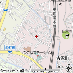 滋賀県彦根市古沢町710-45周辺の地図