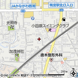 神奈川県小田原市鴨宮651周辺の地図