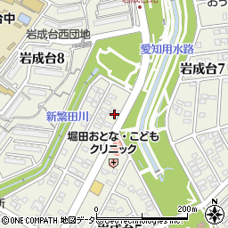 愛知県春日井市岩成台4丁目5-18周辺の地図