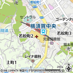 横須賀モアーズシティ周辺の地図