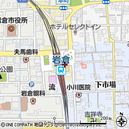 愛知県岩倉市本町一丁田周辺の地図