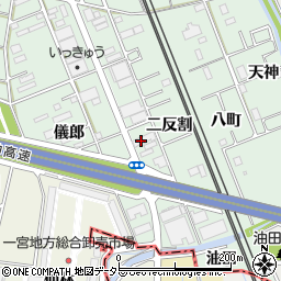 愛知県一宮市大和町妙興寺（二反割）周辺の地図