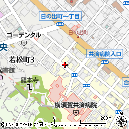 リパーク横須賀米が浜通１丁目第３駐車場周辺の地図