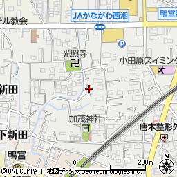 神奈川県小田原市鴨宮741周辺の地図