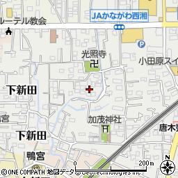 神奈川県小田原市鴨宮892-3周辺の地図