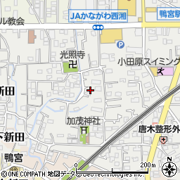 神奈川県小田原市鴨宮741-8周辺の地図