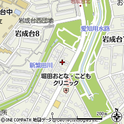 愛知県春日井市岩成台4丁目5-10周辺の地図