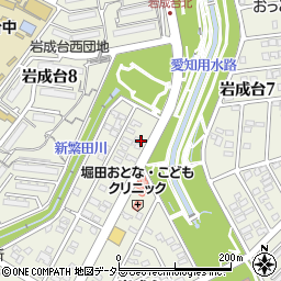 愛知県春日井市岩成台4丁目5-17周辺の地図