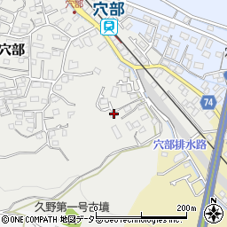 神奈川県小田原市穴部94周辺の地図