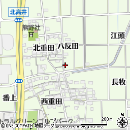 愛知県一宮市大和町北高井江頭35周辺の地図
