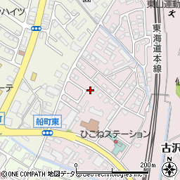 滋賀県彦根市古沢町683-8周辺の地図