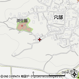 神奈川県小田原市穴部264周辺の地図