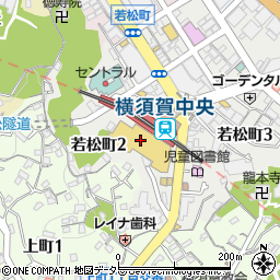牛角 横須賀 モアーズシティ店周辺の地図