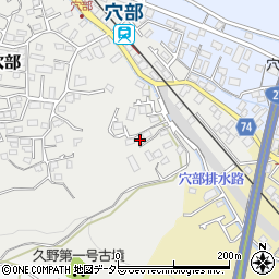神奈川県小田原市穴部84周辺の地図