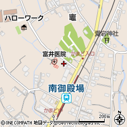 静岡県御殿場市竈707周辺の地図