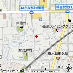 神奈川県小田原市鴨宮688周辺の地図