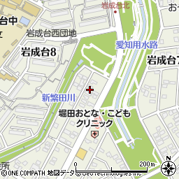 愛知県春日井市岩成台4丁目5-11周辺の地図