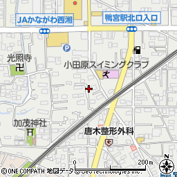 神奈川県小田原市鴨宮650-1周辺の地図