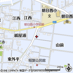 愛知県一宮市上祖父江山前61周辺の地図