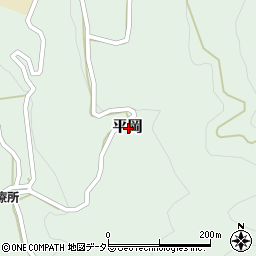 長野県下伊那郡天龍村平岡周辺の地図