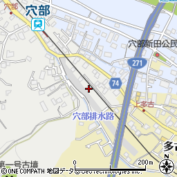 神奈川県小田原市穴部21周辺の地図