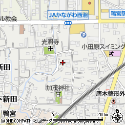 神奈川県小田原市鴨宮741-7周辺の地図