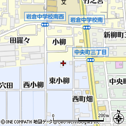 岩倉キリスト教会周辺の地図