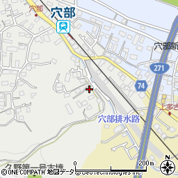 神奈川県小田原市穴部72周辺の地図