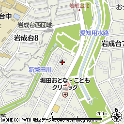 愛知県春日井市岩成台4丁目5-12周辺の地図