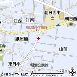 愛知県一宮市上祖父江山前58周辺の地図