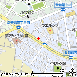 帝国チヤック株式会社　中部営業所周辺の地図