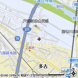 神奈川県小田原市穴部新田395周辺の地図