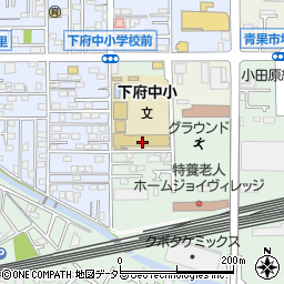 小田原市立下府中小学校周辺の地図