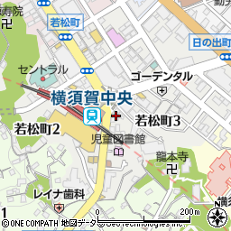 横須賀中央整骨院周辺の地図