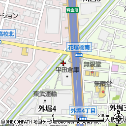 寺尾敷橋周辺の地図