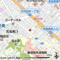 サニーコート横須賀中央周辺の地図