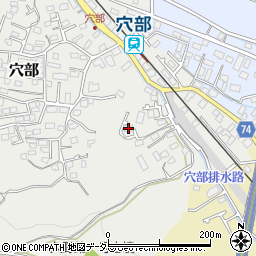 神奈川県小田原市穴部96周辺の地図