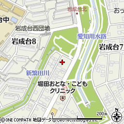 愛知県春日井市岩成台4丁目5-13周辺の地図