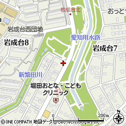 愛知県春日井市岩成台4丁目5-31周辺の地図