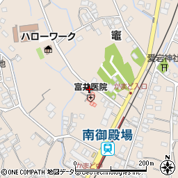 静岡県御殿場市竈1107周辺の地図
