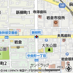 新柳町周辺の地図