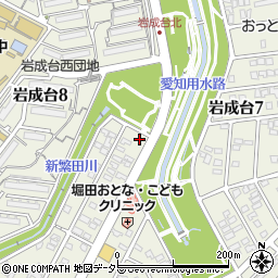 愛知県春日井市岩成台4丁目5-30周辺の地図