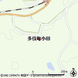 島根県出雲市多伎町小田周辺の地図