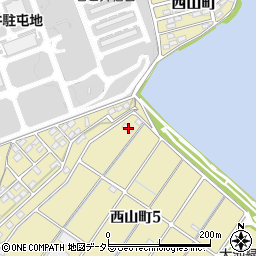 愛知県春日井市西山町5丁目8周辺の地図
