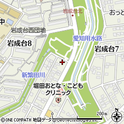 愛知県春日井市岩成台4丁目5-29周辺の地図