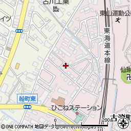 滋賀県彦根市古沢町720-10周辺の地図