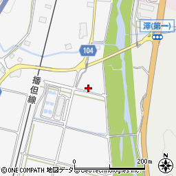 兵庫県朝来市物部255周辺の地図