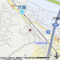 神奈川県小田原市穴部88周辺の地図