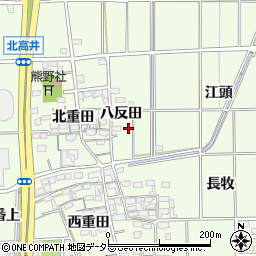 愛知県一宮市大和町北高井江頭29周辺の地図